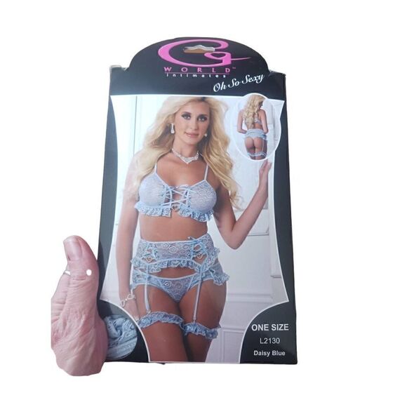 G world intimate daisy blue style L2130 one size - Picture 1 of 2